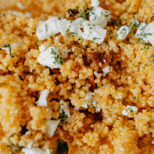Cous Cous Mixed Pepper & Pomegrante Platter